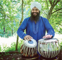 Sodhi with tabla